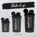 Buy Nano Shaker 300ml Black - Extra Small On-the-Go Mix Cup - BPA-Free with Screw Cap & Sieve Insert - Buy Online on GoSupps.com