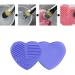 Heart-Shaped Silicone Makeup Brush Cleaner Glove | Beauty Tools for Effortless Cleaning - Buy Online on GoSupps.com