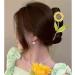yangzerang Sunflower Hair Claw Clips Women's Sunflower Hair Claw Clips Floral Metal Hair Clips Nonslip Elegant Flower Hair Claw - Buy Online on GoSupps.com