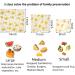 Reusable Beeswax Food Wrap 3-Pack - Eco-Friendly Biodegradable Sustainable Storage - Beeswax Paper Wraps in 3 Sizes (S M L) - Buy Online on GoSupps.com