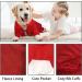 Meioro Warm Dog Hoodies - Cute Zipper Pet Clothes for Small Dogs (L Red) | International Shipping Available - Buy Online on GoSupps.com