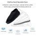 Adjustable Closure Lightweight Casual Walking Sneakers - Black 2 7.5 Wide - Buy Online on GoSupps.com