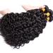 Menalue Brazilian Virgin Water Wave Curly Hair Bundles 16 18 20 Inch - 3 Bundles 100% Unprocessed Wet & Wavy Remy Hair in Natural Black Color - Buy Online on GoSupps.com
