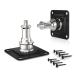 LimoStudio 2-Pack Wall and Ceiling Mount with 5/8 Stud and 1/4" Thread with Screws for Photo Studio and Video Shooting, AGG2801 2PACK
