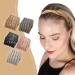Compact Foldable Headband - Gray Retractable Pocket Hair Band - Stylish DIY Accessories for Effortless Hair Management - Buy Online on GoSupps.com