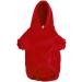  Dog Hoodie - Warm Fleece Sweater for Small Medium & Large Dogs | Love Me Cotton Hoodpullis - Winter Sweatshirt in Red  - Buy Online on GoSupps.com