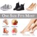 Plantar Fasciitis Inserts Pads Gel Heel Cushion Silicone Heel Protectors Heel Cups Great for Plantar Fasciitis Cracked Heels Achilles Tendinitis & Heel Sore. Black and White 4 Count (Pack of 1) - Buy Online on GoSupps.com
