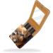 Leather Lipstick Case Organizer with Mirror - Mini Lip Gloss Holder Bag Featuring Brussels Griffon Dog Design - Buy Online on GoSupps.com