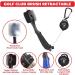 BuddyBirdie Retractable Golf Club Brush - Double Brush, Groove Cleaner, Black - Buy Online on GoSupps.com