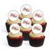 24 Boss Babe Cupcake Toppers Girl Boss Edible Premium Thickness SWEETENED Vanilla Wafer Rice Paper Discs Cake Decorations