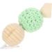 20 Pcs Baby Gym Wooden Teether Car Decorations - Hanging Wood Toy Set for Newborns | Infant Gym Plaything Chew - Green - Buy Online on GoSupps.com