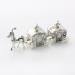 Silver Plated My First Tooth & Curl Carriage Christening Gift Set - 5.7 x 1.38 x 2.17in - Buy Online on GoSupps.com