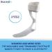 BraceOn AFO Swedish Deluxe Drop Foot Stabilizer - Women's Right | Moldable & Lightweight Polyethylene - Buy Online on GoSupps.com