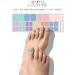 Adora Couture Semi Cured Gel Nail Strips Pedicure 32pcs - Multi Color Pastel Gel Pedi Strips for Salon Quality Nails at Home - UV Light Required - Buy Online on GoSupps.com