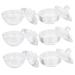 FRCOLOR Clear Tumbler crystal cup manicures liquid cup cup containers with lids clear acrylic liquid bowl clear container reconcile Accessories High borosilicate Mini Nail Cup
