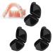 Black Mouth Guard Cover - Secure Snap-On Protective Case | 3 Pack Portable Accessories for Sports & Travel - Buy Online on GoSupps.com