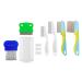 10 Pieces Hair Nit Combs Remove Head Nits Fine Tooth Double Side Detection Long Handle Head Nit Combs For Kids Pets And Adults