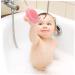 GLSTOY Silicone Shampoo Brush - Pink | Hair Scrubber & Baby Massager - Buy Online on GoSupps.com