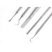 Premium Dental Hygiene Set - 5 Stainless Steel Tools for Tartar & Calculus Removal | Pet-Friendly Dentist Kit for Home Use - Buy Online on GoSupps.com