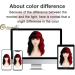 Creamily 14 Inches Black Red Wig for Women Girls Short Curly Synthetic Wig with Bangs Lovely Black and Red Bob Wavy Wig Cosplay Party Halloween Wig for Women E-Black and Red - Buy Online on GoSupps.com