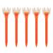 5pcs Lightweight and Durable Plastic Crown Top Golf Tees 7CM (Random Color)