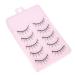FRCOLOR 5 Pairs Fake Eyelashes 3d Flexible False Lashes Beauty Accessories Salon Makeup Lashes Beauty Eyelashes Face Eyelash Reusable Wispy Lashes Girl Chemical Fiber Acrylic Japanese