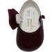 Burgundy Baby Girls Pram Shoes | Soft Sole, Bow Button Up | Handcrafted in Britain - Buy Online on GoSupps.com
