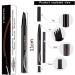 Roterale Eyebrow Pen Anjoize 4-tip Microblade Brow Pen 2023 Newest Microblade Eyebrow Pen Long-Lasting Smudgeproof Waterproof Eyebrow Pencil With 4 Micro-Fork Tip (gery brown#2pcs) - Buy Online on GoSupps.com