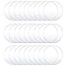 TKOnline 30 PCS 4 Inch/10cm Acrylic Disks, 0.08 Inch Thick Clear Acrylic Round Circles Blanks for Vinyl Projects, Decorative Ornaments, Name Plate, DIY Keychain Coaster, Arts and Crafts Supplies