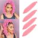 Pink Springy Afro Twist Hair 16 inch 4 Packs Pre stretched Springy Afro Twist Hair for Passion Twist Hair for Butterfly Locs Pre-Separated Afro Twist Hair for Bohemian Braids Synthetic Braiding Hair Extension For Black ...