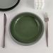Salad Plate Breakfast Plate Dark Green Gray Green Plate Western Food Chinese Steak Plate Dessert Plate Home Restaurant Kitchen Plate for Kitchen Plate (Color : C Size : CH) Small C - Buy Online on GoSupps.com