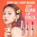 MERBLISS City Holic Lip Glow - Napoli Pink Tinted Lip Balm with Essential Oils and Vitamins for Moisturized, Glossy Lips - Buy Online on GoSupps.com
