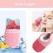 Silicone Cube Ice Roller for Face Cold Therapy Massage - Pink - Buy Online on GoSupps.com