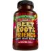 USA Grown Beet Root Powder - Nitric Oxide Production and Blood Pressure Support - Happy Heart Blend with Grape Seed Extract & Ginseng - Buy Online on GoSupps.com