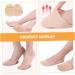 NOLITOY Women's Forefoot Socks - 4 Pairs Dressy Half Toe Liner Cushion Insoles for High Heels - Breathable Cotton Foot Pads - Buy Online on GoSupps.com