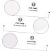 FRCOLOR 12 Pairs Eye Patch Body Blindfolds for Adults Eyepatch for Molded Eye Shade Night Eyeshade Kids Eye Mask Sticker Eye White Non-Woven Fabric Travel Soothing - Buy Online on GoSupps.com