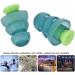 Dual Color Noise Canceling Earplugs - Silicone Earplugs for Sleep Study and Travel | Best for Airplane Noise Reduction - Buy Online on GoSupps.com