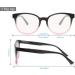 HAPJOYS Blue Light Blocking Glasses for Women Men Computer Gaming Glasses 4 Pack Anti Blue Rays Reduce Eyestrain Protect Eyes 4 Pack Medium Round Frames in Mix Colors 2 0.0 x - Buy Online on GoSupps.com