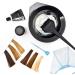 15 Pack Hair Coloring Highlighting Cap with 15 Pcs Plastic Hooks for Dyeing Hair Disposable Tipping Cap for Salon and Home - Buy Online on GoSupps.com