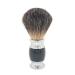 CSB Black Badger Handmade Shaving Brush with Pure Black Handle - Shaving Brushes for Men (Black)