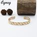 Cigmag Lymphatic Drainage Copper Bracelet for Women | 99% Pure Copper Magnetic Bracelet | Adjustable Brazaletes Cuff Bangle | Grape Tricolour Pattern - Buy Online on GoSupps.com