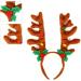 amangul Christmas Headband Reindeer Antler Santa Snowman Hair Hoop Holiday Headpiece(A) - Buy Online on GoSupps.com
