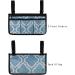 Wheelchair Side Bag with Reflective Stripe - Lightweight Organizer for Adults, Seniors, Handicap - Blue - Buy Online on GoSupps.com