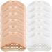 6 pair of silicone forefoot Pad midfoot pads football pillow support soft gel foot pillow to reduce the forefoot pain Kallus blow skin and white