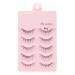UAMOU 2-50Boxes Manga Lashes False Eyelashes Doll Korean Natural Anime Lashes Spiky Thick Faux Mink Eye Lash Strips Makeup Cheerfully (Color : M26 Size : 20 boxes)