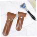 Portable Shaver Storage Cover - Travel Handbag 16.5x4.2x1CM - Brown | International Shipping Available - Buy Online on GoSupps.com