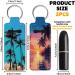 OLYCRAFT Coconut Tree Lipstick Holder Keychain - 2pcs Portable Lip Balm Sleeve for Travel - Stylish Palm Tree Key Ring for Lipstick & Chapstick - Buy Online on GoSupps.com