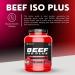 OUT ANGLED Beef Iso Plus 90% Beef Protein Isolate 1.8kg (Raspberry Coconut) - Zero Fat, Zero Sugar, with BCAAs, Glutamine, EAAs, and Coenzyme Q10 - Buy Online on GoSupps.com