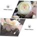 FRCOLOR Bridal Hair Comb French Side Combs Flower Headpiece Hanfu Hair Pin Rhinestone Barrettes for Women Wedding Hair Accessories Alloy Bride Crystal Spun Yarn Pink - Buy Online on GoSupps.com