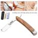 Classic Wooden Handle Razor & Beard Knife Set | 10 Blades - Perfect for Beginners & Professionals | International Shipping Available - Buy Online on GoSupps.com